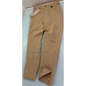New Lexhis Breeches Equestrian Riding Pants Mens 25X26 Beige NWT